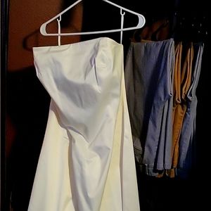 White Sleeveless Dress NWT